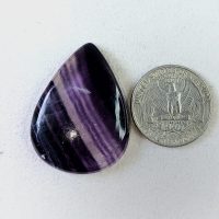 Purple Fluorite Cabochon