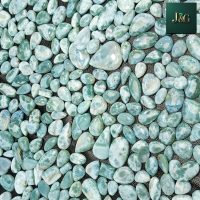 Larimar Cabochons Flat Back – Wholesale Lots for Jewelry Designers & Jewelers