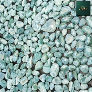 Larimar Cabochons Flat Back – Wholesale Lots for Jewelry Designers & Jewelers