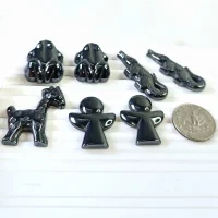 Carved Hematite Animal Figurines
